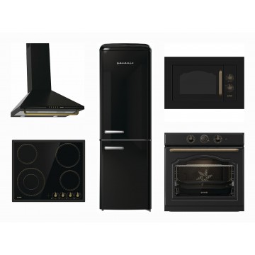 Gorenje BOS67372CLB + EC642CLB + WHC63CLB + BM235CLB + ONRK619EBK Εντοιχιζόμενο Σετ Οικιακών Συσκευών